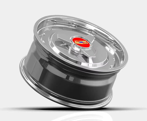 57 Hubcap Wheel - Vintage Forged Wheels