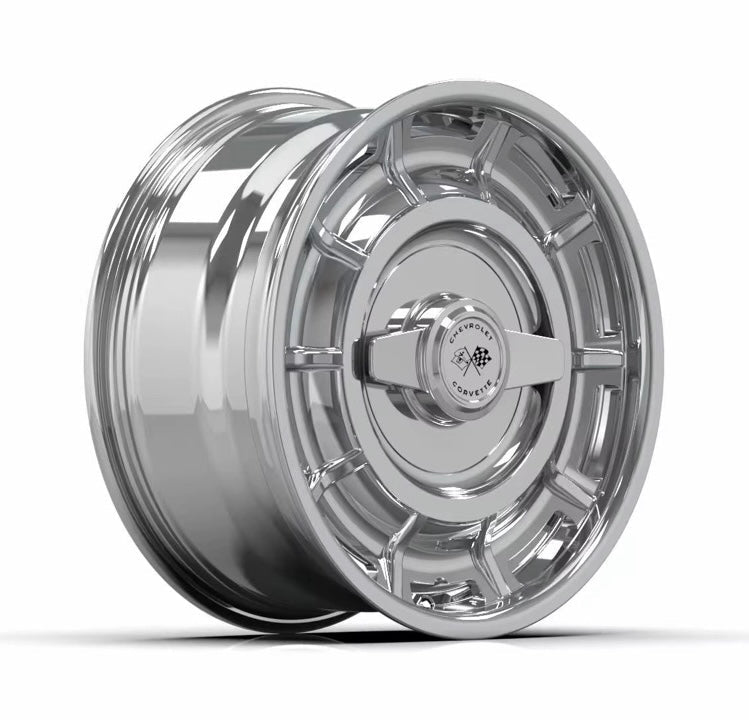 C1 Hubcap Wheel - 17” - Vintage Forged Wheels