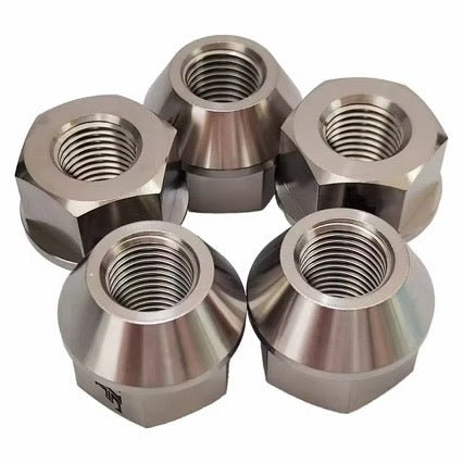 C1/C2 Corvette 7/16"-20 Titanium Lugnuts GR5 - Vintage Forged Wheels