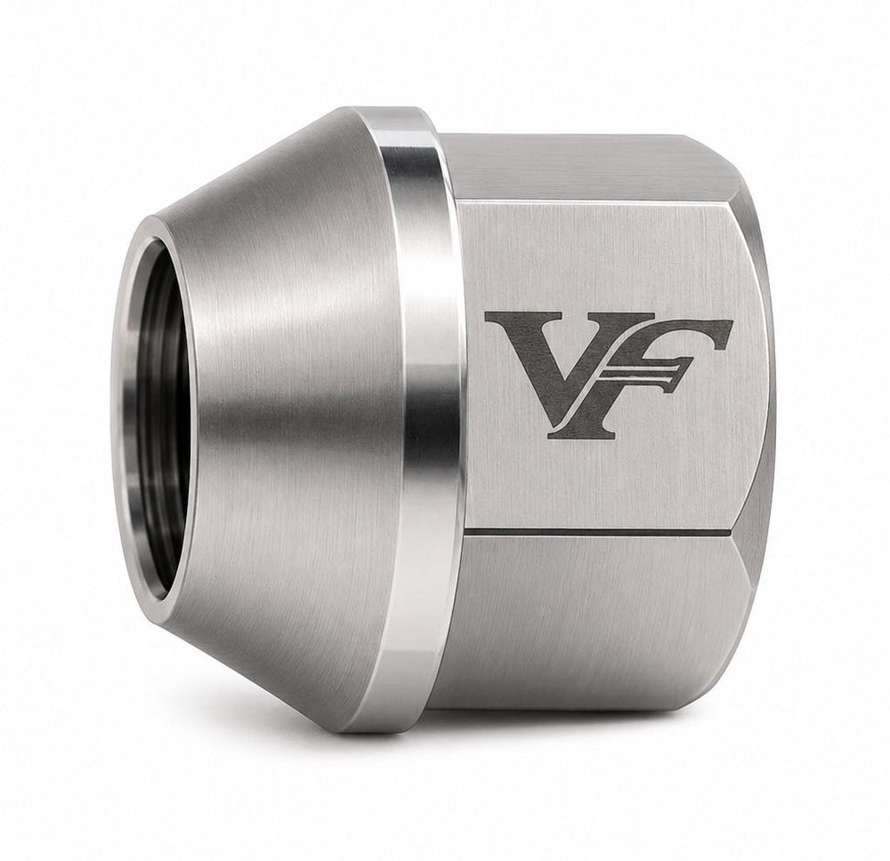C1/C2 Corvette 7/16" - 20 Titanium Lugnuts GR5 - Vintage Forged Wheels