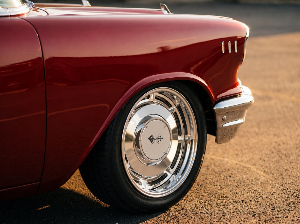 Bel Air, wheel detail with 60 SS wheels