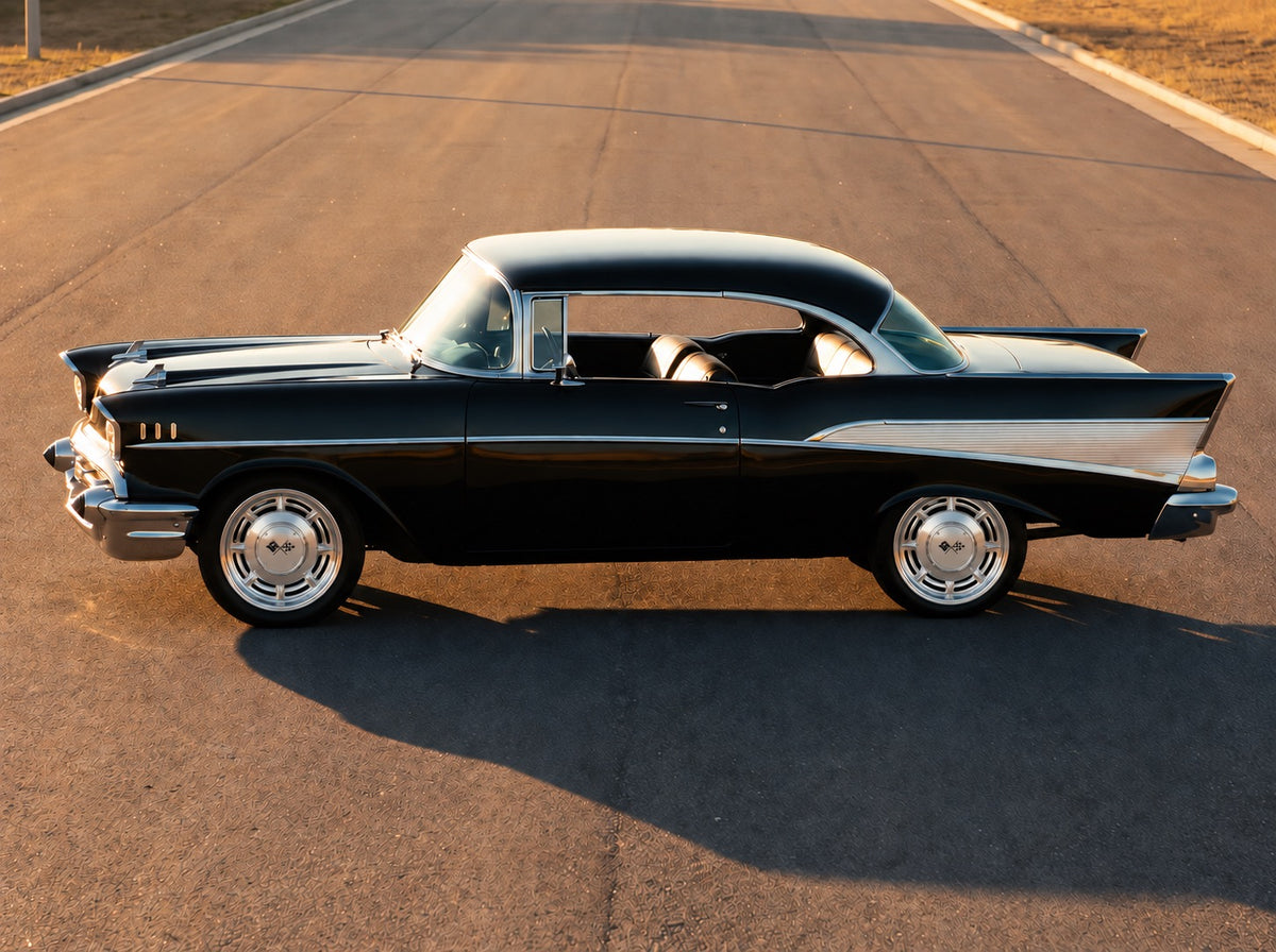 Bel Air, on the open road with 60 SS wheels