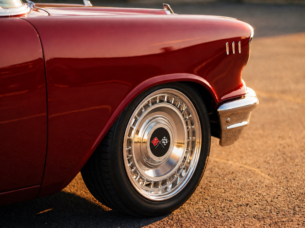 Bel Air, wheel detail with 61 SS wheels