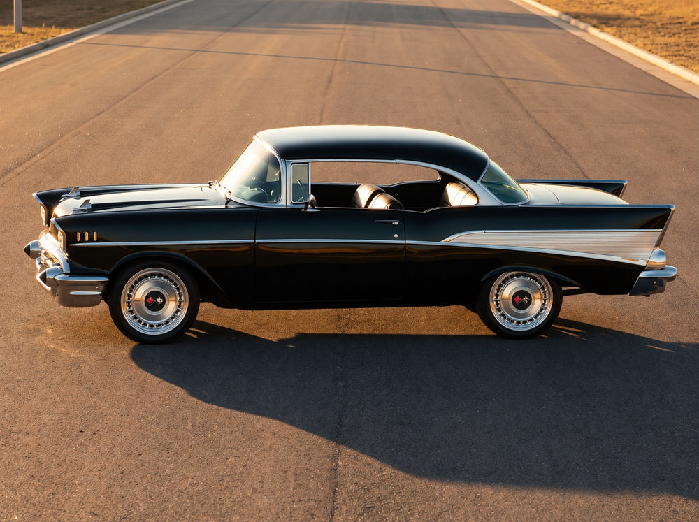 Bel Air, on the open road with 61 SS wheels