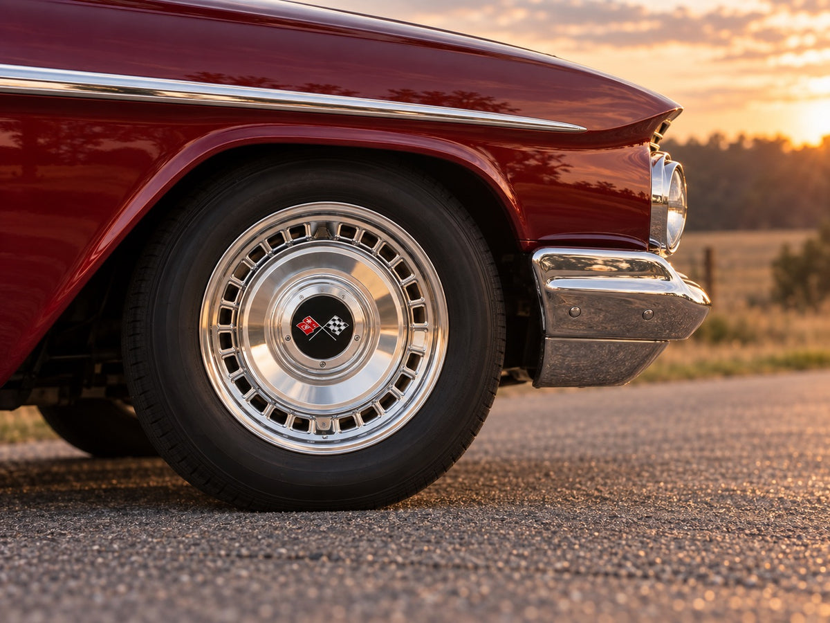 Impala, wheel detail with 61 SS wheels