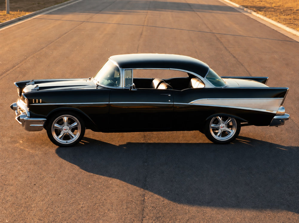 Bel Air, on the open road with Heritage 5 wheels