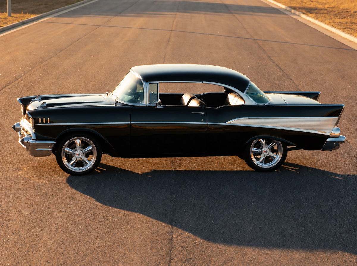 Bel Air, on the open road with Heritage 5 wheels
