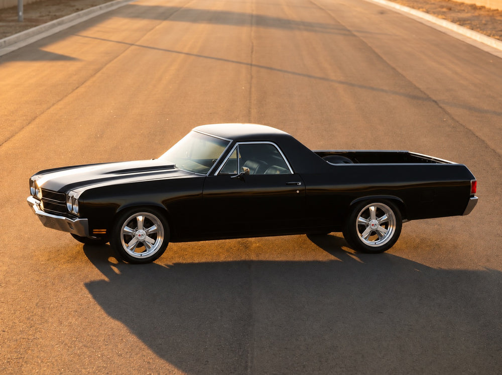 El Camino, on the open road with Heritage 5 wheels