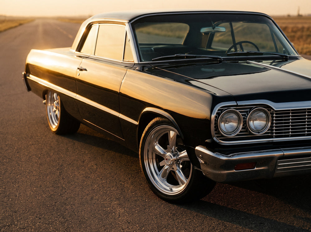 Impala, on the open road with Heritage 5 wheels