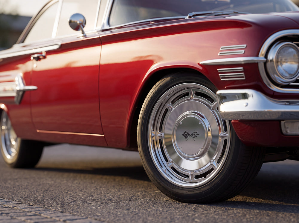 1960 Impala, wheel detail with 60 SS wheels
