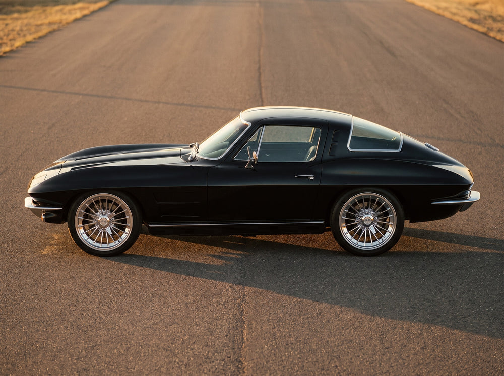 1964 Corvette Sting Ray, on the open road with Stripper 17" wheels