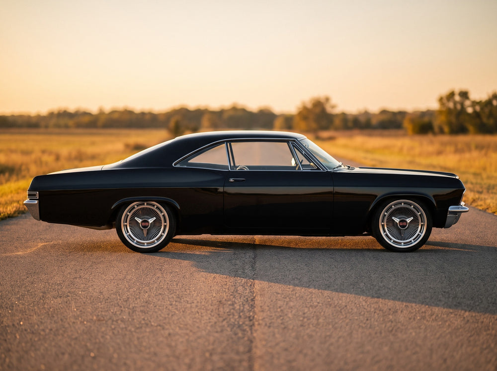1965 Impala, on the open road with 65/66 SS wheels