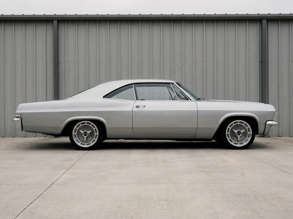 1965 Impala, outside the shop with 65/66 SS wheels