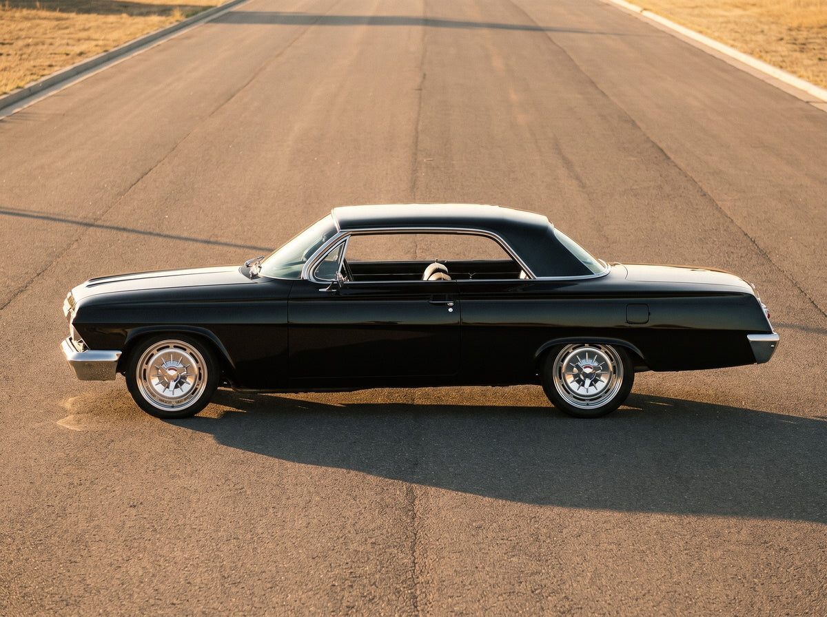 1962 Impala, on the open road with 62 SS wheels