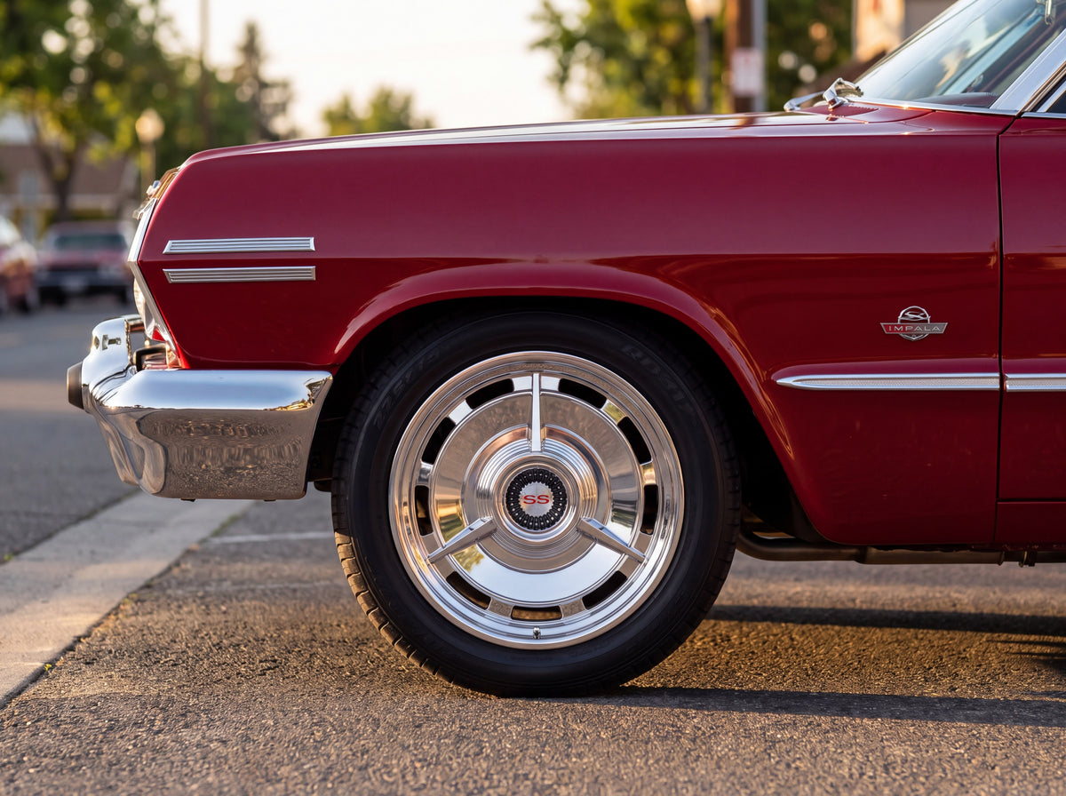 1963 Impala, wheel detail with 63 SS wheels